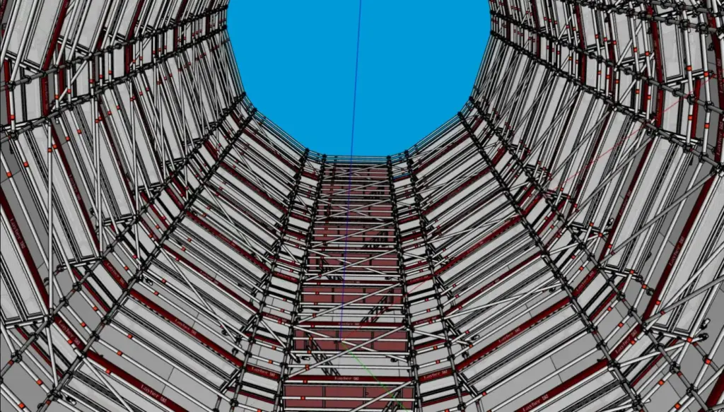 Montage d'échafaudage en espace confiné pour intervention CATEC